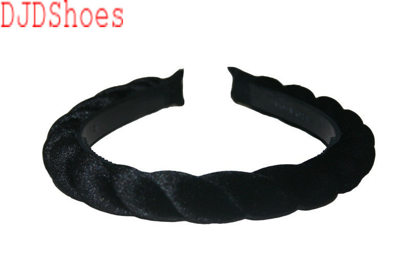 Black Velvet Hair Bands (Various Styles)