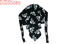 Cargar imagen en el visor de la galería, Black Skull and Crossbones Zandana