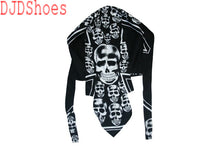 Cargar imagen en el visor de la galería, Black Skull and Crossbones Zandana
