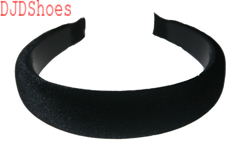 Black Velvet Hair Bands (Various Styles)