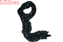 Load image into Gallery viewer, Crinkled Skull and Crossbones Scarf (Various Colours)
