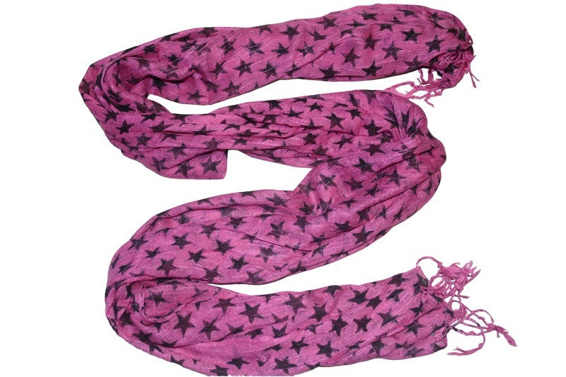 Scarves With Stars (Various Colours) Scarf