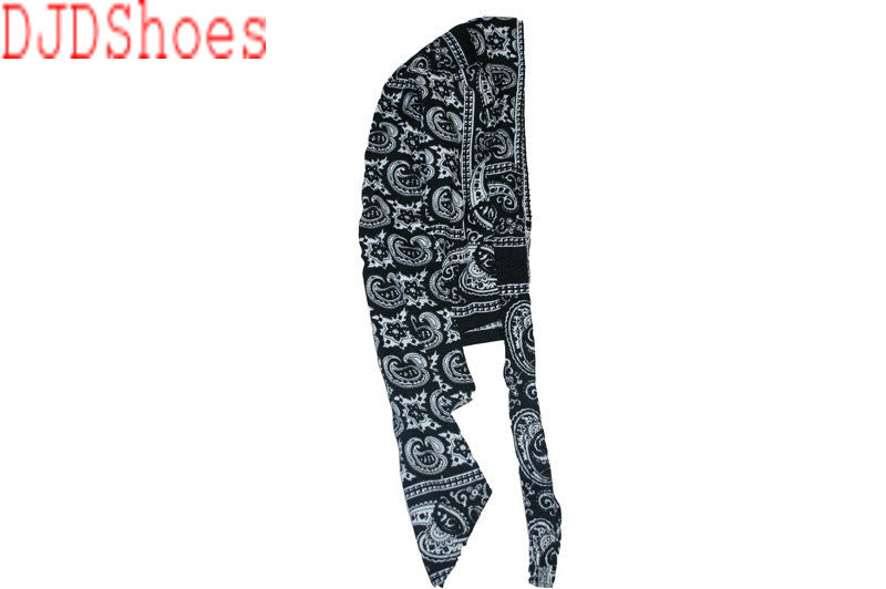 Black Patterned Zandana