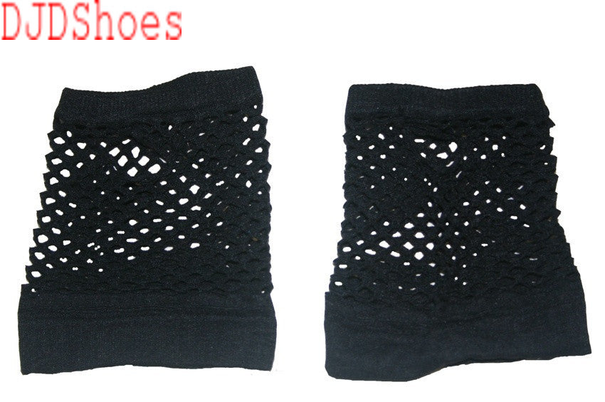 Black Fishnet Fingerless Gloves