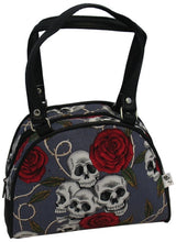 Cargar imagen en el visor de la galería, Small Skulls and Roses Bag (Various Colours)
